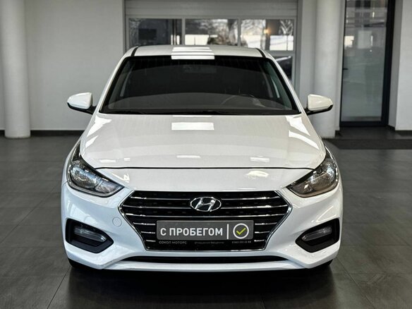 2017 Hyundai Solaris II, белый, 1019900 рублей - вид 1