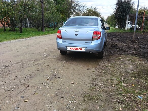 2012 Lada (ВАЗ) Granta I, голубой, 240000 рублей - вид 4