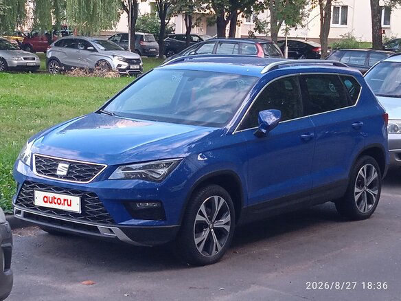 2019 SEAT Ateca I, синий, 1750000 рублей