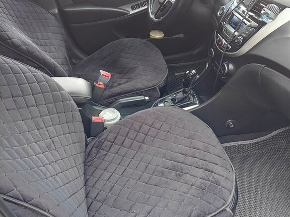 2015 Hyundai Solaris I Рестайлинг, серый, 850000 рублей - вид 6