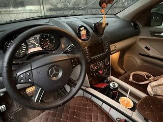 2007 Mercedes-Benz M-Класс 500 II (W164), голубой, 1050000 рублей, вид 3