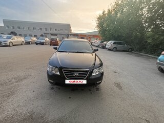 2009 Hyundai Sonata V (NF) Рестайлинг, чёрный, 730000 рублей, вид 2