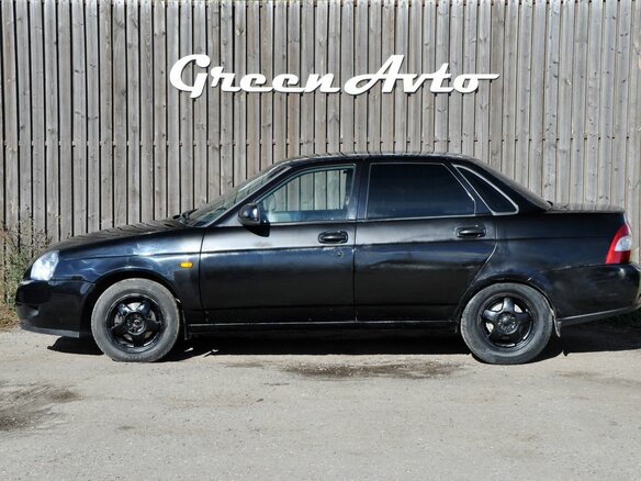 2010 Lada (ВАЗ) Priora Premier I, чёрный, 210000 рублей - вид 6