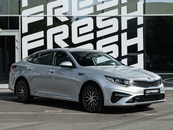 2019 Kia Optima IV Рестайлинг, серебристый, 1923400 рублей