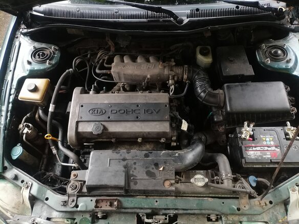 2000 Kia Shuma I, зелёный, 100000 рублей - вид 9