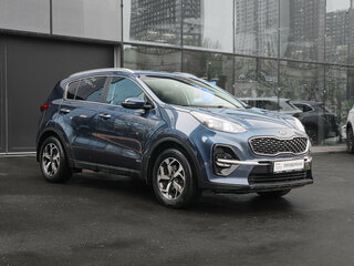 2019 Kia Sportage IV Рестайлинг, синий, 1990000 рублей, вид 3