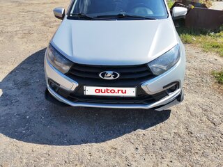2019 Lada (ВАЗ) Granta I Рестайлинг, серебристый, 695000 рублей, вид 2