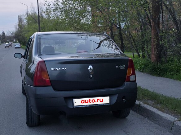 2007 Renault Logan I, серый, 250000 рублей - вид 8