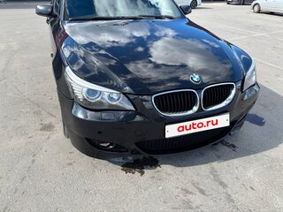 2007 BMW 5 серии 525i V (E60/E61) Рестайлинг, чёрный, 1100000 рублей, вид 5