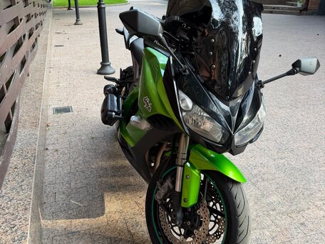2011 Kawasaki Z 1000SX, зелёный, 449000 рублей, вид 4
