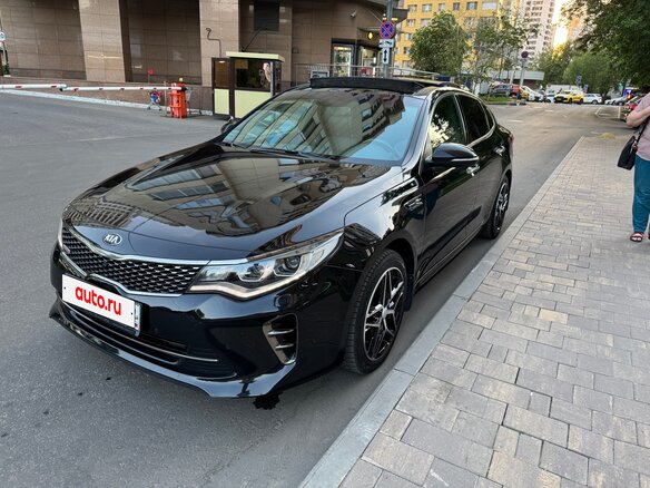 2017 Kia Optima IV, чёрный, 1849000 рублей - вид 1