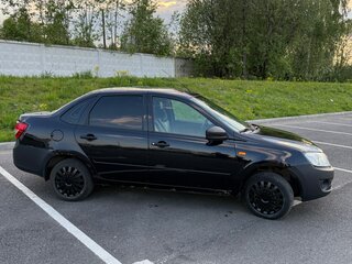 2014 Lada (ВАЗ) Granta I, синий, 450000 рублей, вид 3