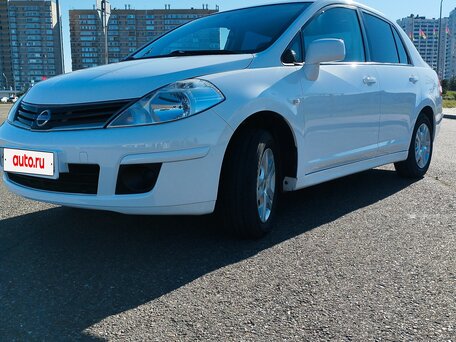 2012 Nissan Tiida I Рестайлинг, белый, 770000 рублей, вид 1