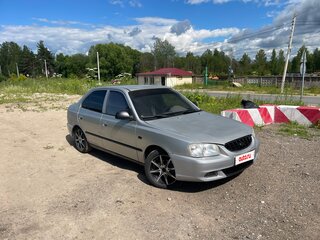 2005 Hyundai Accent ТагАЗ II, серебристый, 300000 рублей, вид 3