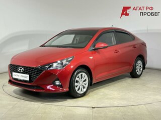 2021 Hyundai Solaris II Рестайлинг, красный, 1650000 рублей, вид 1