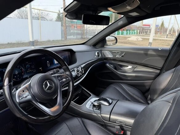 2018 Mercedes-Benz S-Класс 450 Long VI (W222, C217) Рестайлинг, чёрный, 3900000 рублей - вид 5