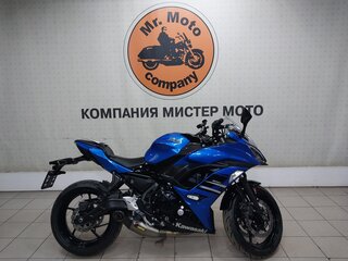 2018 Kawasaki ER-6F (Ninja 650R), синий, 725000 рублей, вид 1