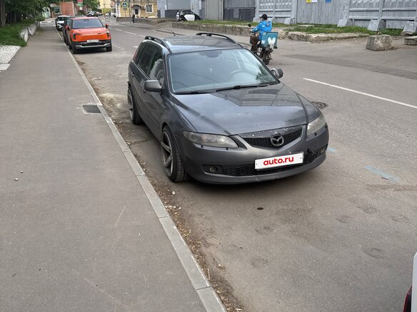 2005 Mazda 6 I (GG) Рестайлинг, серый, 410000 рублей - вид 12