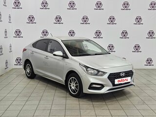 2017 Hyundai Solaris II, серебристый, 1095000 рублей, вид 3