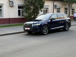 2018 Audi Q7 II (4M), синий, 4150000 рублей, вид 1