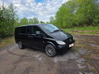 2004 Mercedes-Benz Vito 111 CDI L3 II (W639), чёрный, 1000000 рублей, вид 2