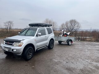 2000 Mitsubishi Pajero III, серый, 1250000 рублей, вид 1