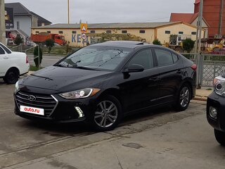 2016 Hyundai Elantra VI (AD), чёрный, 1250000 рублей, вид 1
