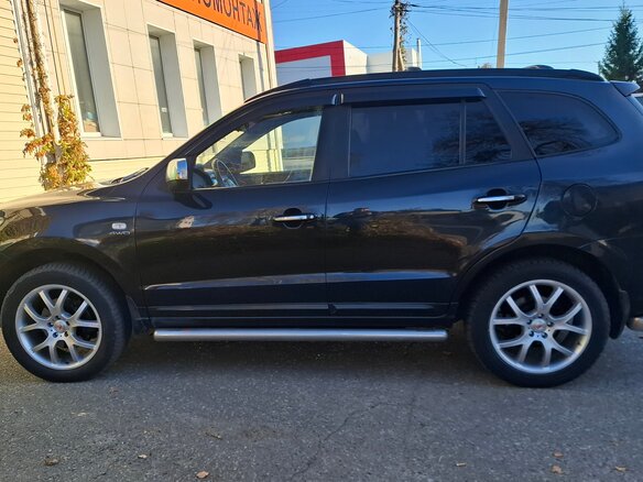 2006 Hyundai Santa Fe II, чёрный - вид 7