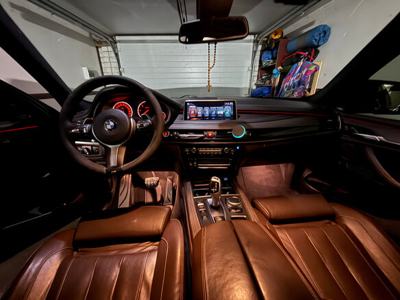 2017 BMW X5 30d III (F15), синий, 4900000 рублей - вид 14