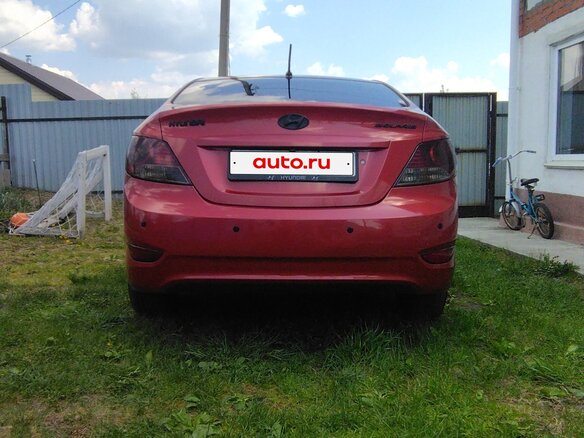 2012 Hyundai Solaris I, красный, 910000 рублей - вид 8