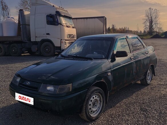 2004 Lada (ВАЗ) 2110, зелёный, 70000 рублей