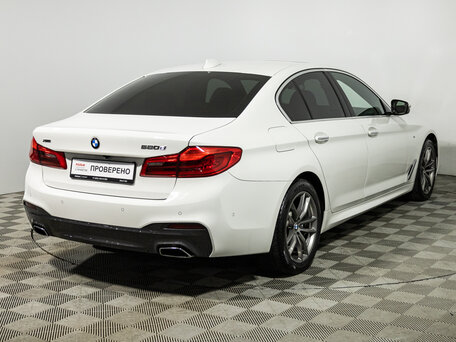 2018 BMW 5 серии 520d xDrive VII (G30/G31/G38), белый, 2649900 рублей, вид 5