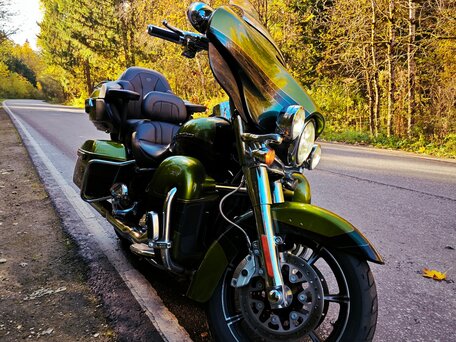 2017 Harley-Davidson CVO Limited, зелёный, 2450000 рублей, вид 1