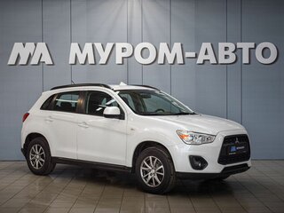 2014 Mitsubishi ASX I Рестайлинг, белый, 1130000 рублей, вид 1
