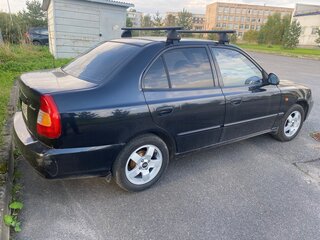 2008 Hyundai Accent ТагАЗ II, чёрный, 350000 рублей, вид 4