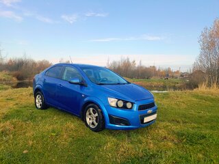 2012 Chevrolet Aveo II, синий, 345000 рублей, вид 2