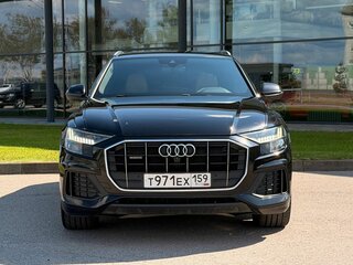2019 Audi Q8 45 TDI I (4M), чёрный, 5950000 рублей, вид 2