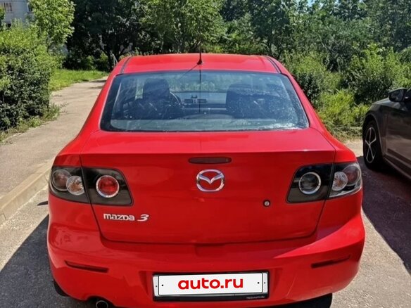 2007 Mazda 3 I (BK) Рестайлинг, красный, 570000 рублей - вид 1