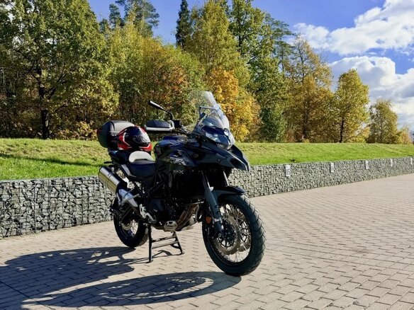 2022 Benelli TRK 502 X, синий, 400000 рублей - вид 12