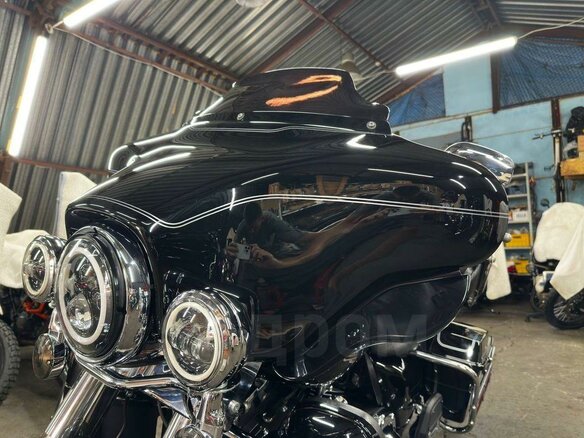 2012 Harley-Davidson Electra Glide, чёрный, 1120000 рублей - вид 10
