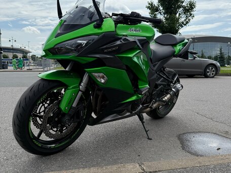 2017 Kawasaki Ninja 1000 SX, зелёный, 980000 рублей, вид 4