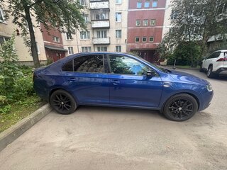 2017 Skoda Rapid I Рестайлинг, синий, 1300000 рублей, вид 5