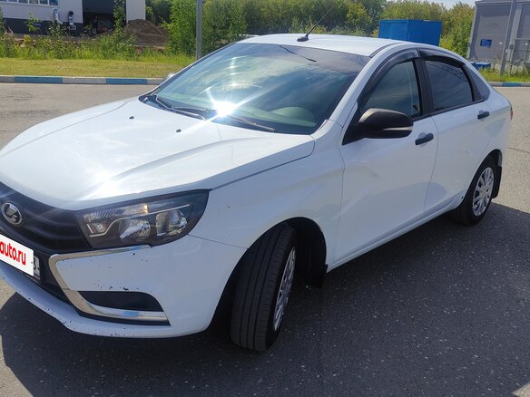 2019 Lada (ВАЗ) Vesta CNG I, белый, 850000 рублей - вид 1