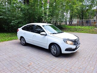 2018 Lada (ВАЗ) Granta I Рестайлинг, белый, 415000 рублей, вид 5