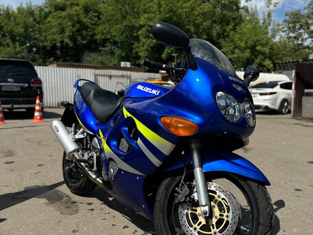 2002 Suzuki GSX 600F Katana, синий, 380000 рублей, вид 1