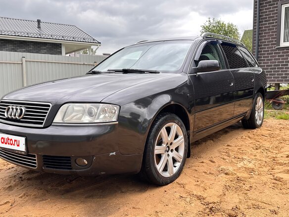 2002 Audi A6 II (C5) Рестайлинг, чёрный, 450000 рублей