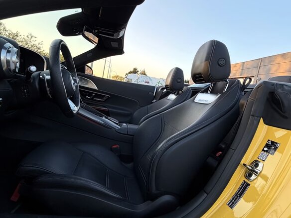 2026 Mercedes-Benz SL-Класс AMG 43 AMG IV (R232), жёлтый - вид 16