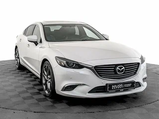 2017 Mazda 6 III (GJ) Рестайлинг, белый, 2070000 рублей, вид 3