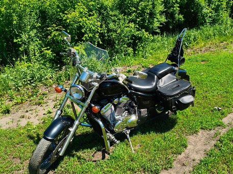 2002 Honda Steed 400, чёрный, 320000 рублей, вид 3