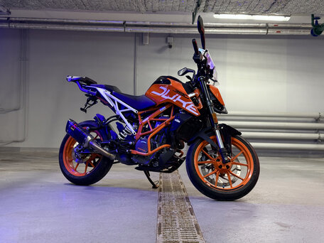 2021 KTM 390 Duke, оранжевый, 450000 рублей, вид 1